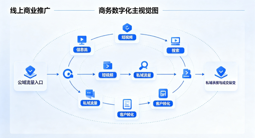施甸县线上商业推广怎么做？全域流量闭环搭建与低成本转化实战指南